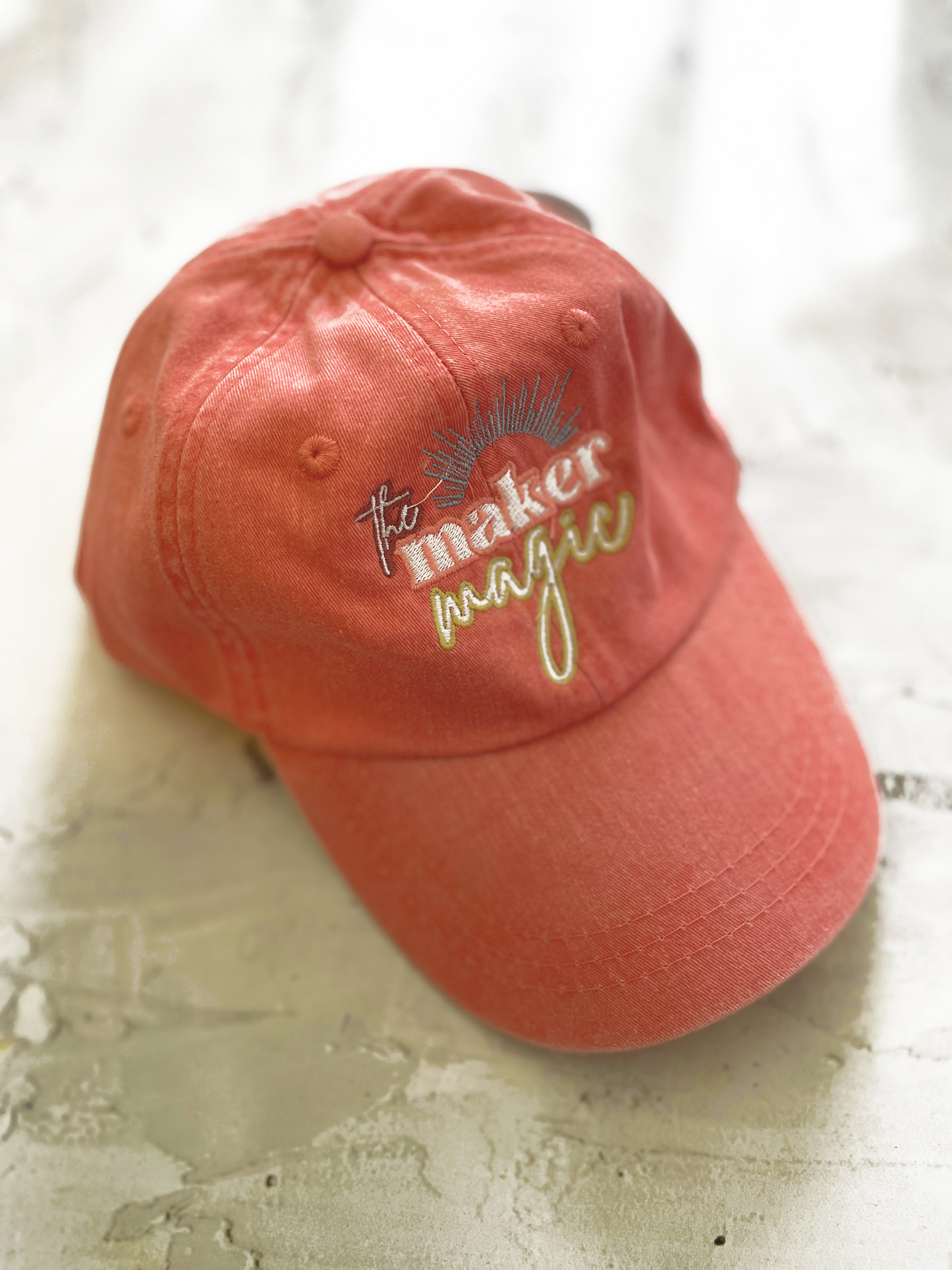 The Maker Magic Logo Hat Poppy Multicolor